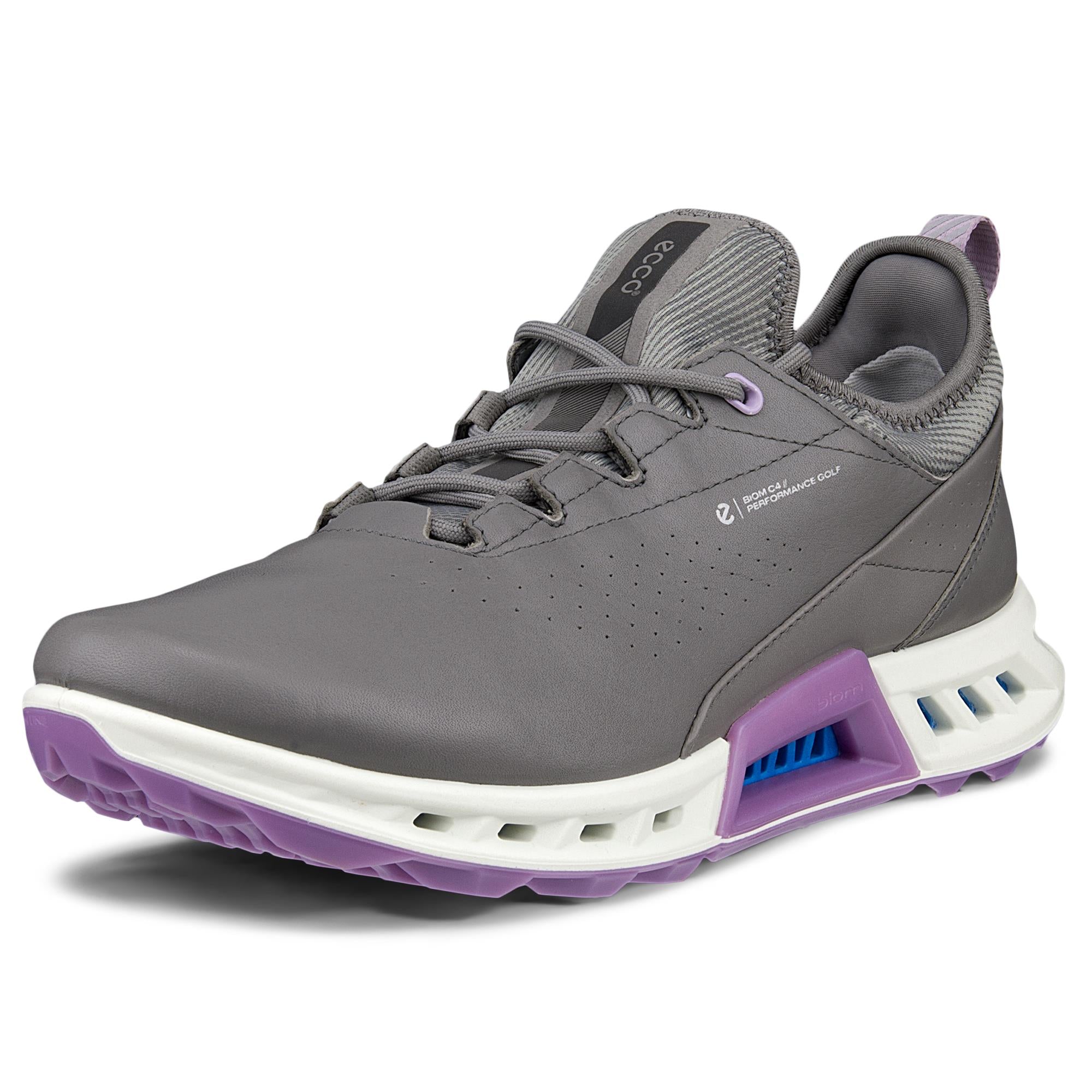 Ecco Biom C4 Gore-Tex Ladies Golf Shoes Steel/Lavender Mist